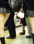 【JKパンチラ盗撮エロ画像】制服スカートがミニ過ぎて自然とパンティが見えてる女子校生たちを街撮りｗｗ